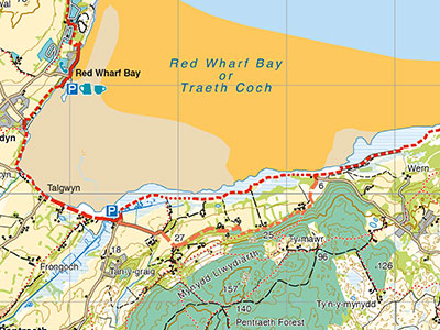 Climate change mapping impact coastal areas