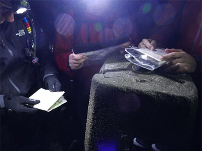 Night navigation preparation