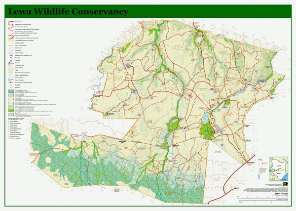 Lewa Souvenir Map Poster - Image 2