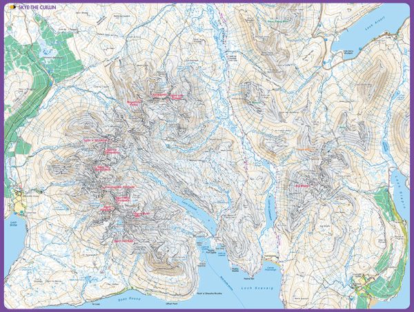 Map Jigsaw Puzzle Skye The Cuillin - Image 3