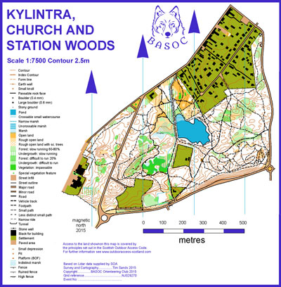 Orienteering map example