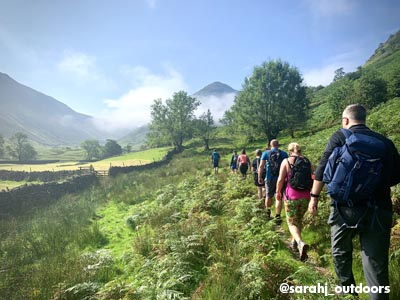 Wellbeing Walk outdoors