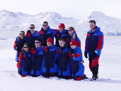 Young participants in training