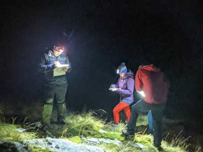Night Navigation Snowdon