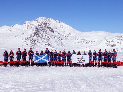 Polar Academy team celebration